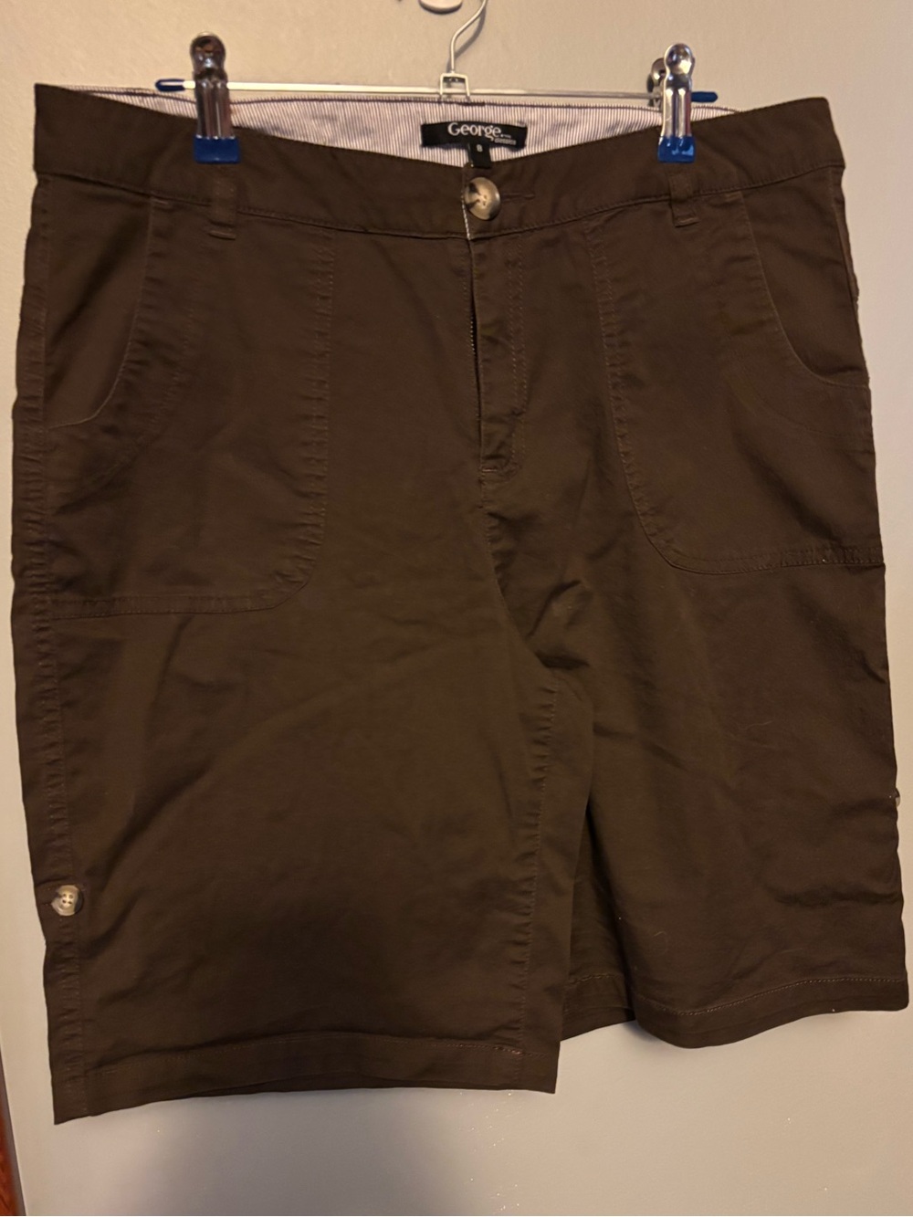 George Brown Cotton Bermuda Shorts